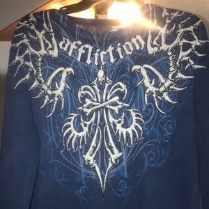 Men’s Affliction long sleeve shirt